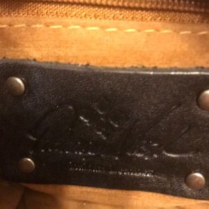 Patricia Nash small bag Leather black long strap.